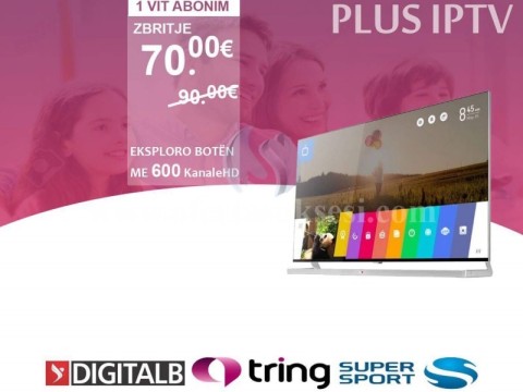 PLUS TV Ofrone 600 Kanale Televizive HD
