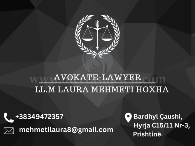 Avokat Laura Mehmeti Hoxha