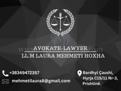 Avokat Laura Mehmeti Hoxha