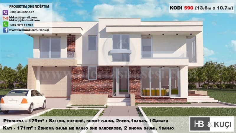 Plane per Shtepi nje kateshe/projektim dhe ndertim — fotografia 4