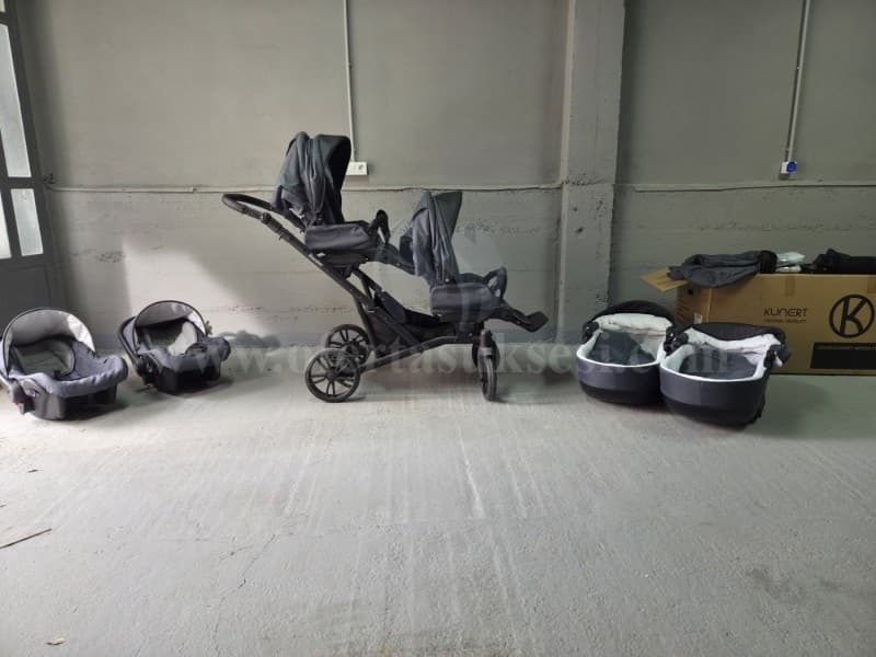 Shes karroca për binjakë – Kunert Booster — fotografia 5