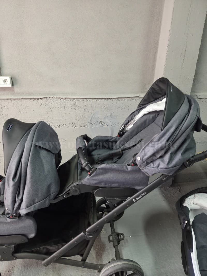 Shes karroca për binjakë – Kunert Booster — fotografia 7