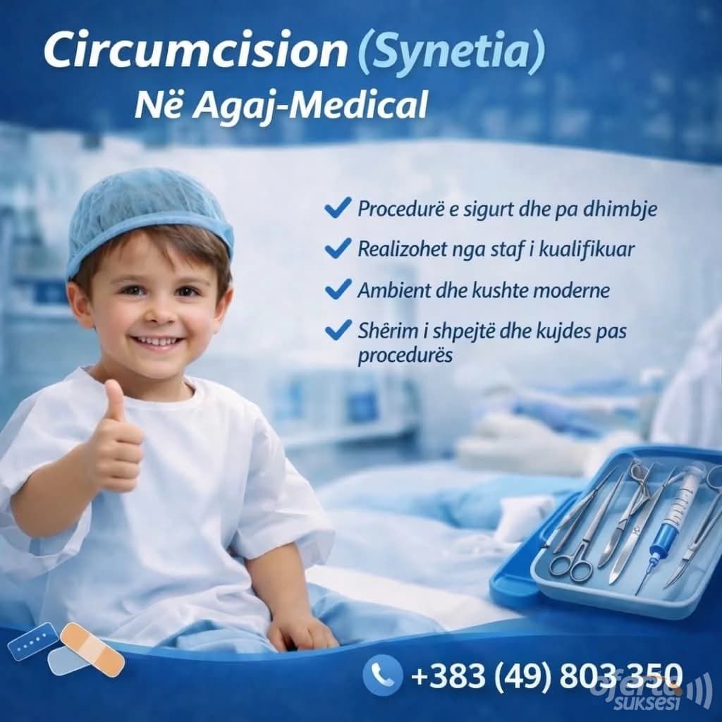 Syneti (Circumcision) në Poliklinikën Agaj Medical — fotografia 1