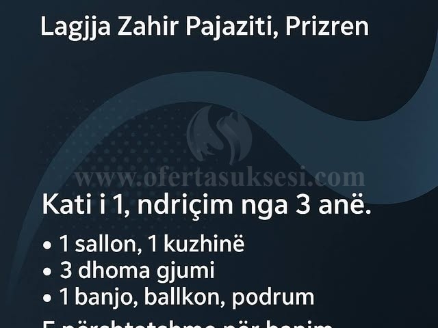 Shes banesen 77m2 kati i -I-/Prizren