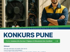   Ofroj pune-Instaluesi dhe Serviseri të Pajisjeve të Klimatizimit dhe Ventilimit